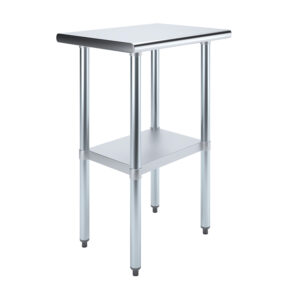 18" X 24" Stainless Steel Work Table With Undershelf