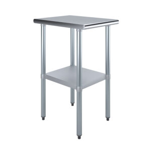 24" X 18" Stainless Steel Work Table With Undershelf