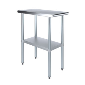 30" X 15" Stainless Steel Work Table With Undershelf