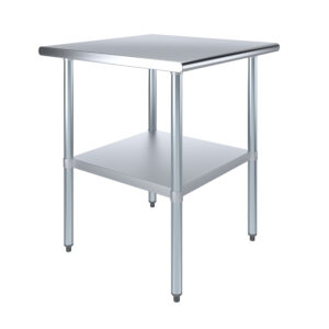 30" X 30" Stainless Steel Work Table With Undershelf